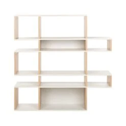 Beliani Boekenkast AMARILO - Lichte Houtkleur Mdf -Beste Opslag Winkel 1000095895 0103