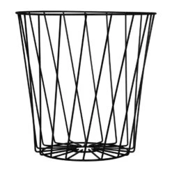 QUVIO Opbergmand - Metaal - Zwart