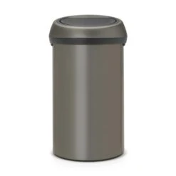 Brabantia Touch Bin Afvalemmer 60 Liter Platinum -Beste Opslag Winkel 1000098400 0103