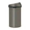 Brabantia Touch Bin Afvalemmer 60 Liter Platinum -Beste Opslag Winkel 1000098400