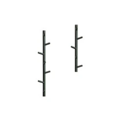 WOOOD Kapstok 5 Haaks Marit - Hout - Zwart - Set Van 3 8 WOOOD Kapstok 5 Haaks Marit - Hout - Zwart - Set Van 3 -Beste Opslag Winkel 1000098830 0102