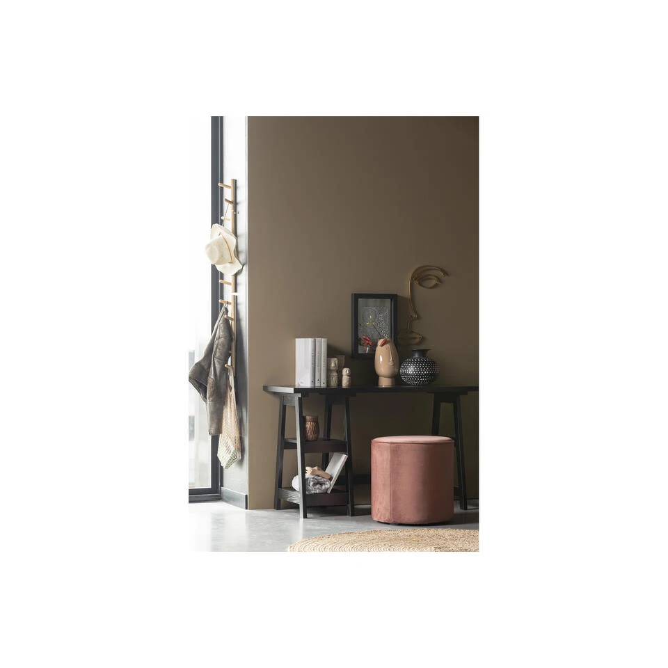 WOOOD Kapstok 5 Haaks Marit - Hout - Naturel - Set Van 3 4 WOOOD Kapstok 5 Haaks Marit - Hout - Naturel - Set Van 3 - Afbeelding 2