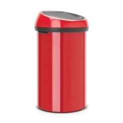 Brabantia Touch Bin Afvalemmer 60ltr Passion Red -Beste Opslag Winkel 1000099030 0103