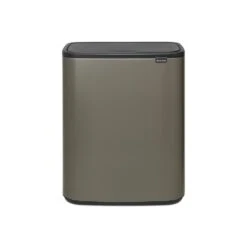 Brabantia Bo Touch Bin Afvalemmer 60 Liter Platinum -Beste Opslag Winkel 1000099066 0103