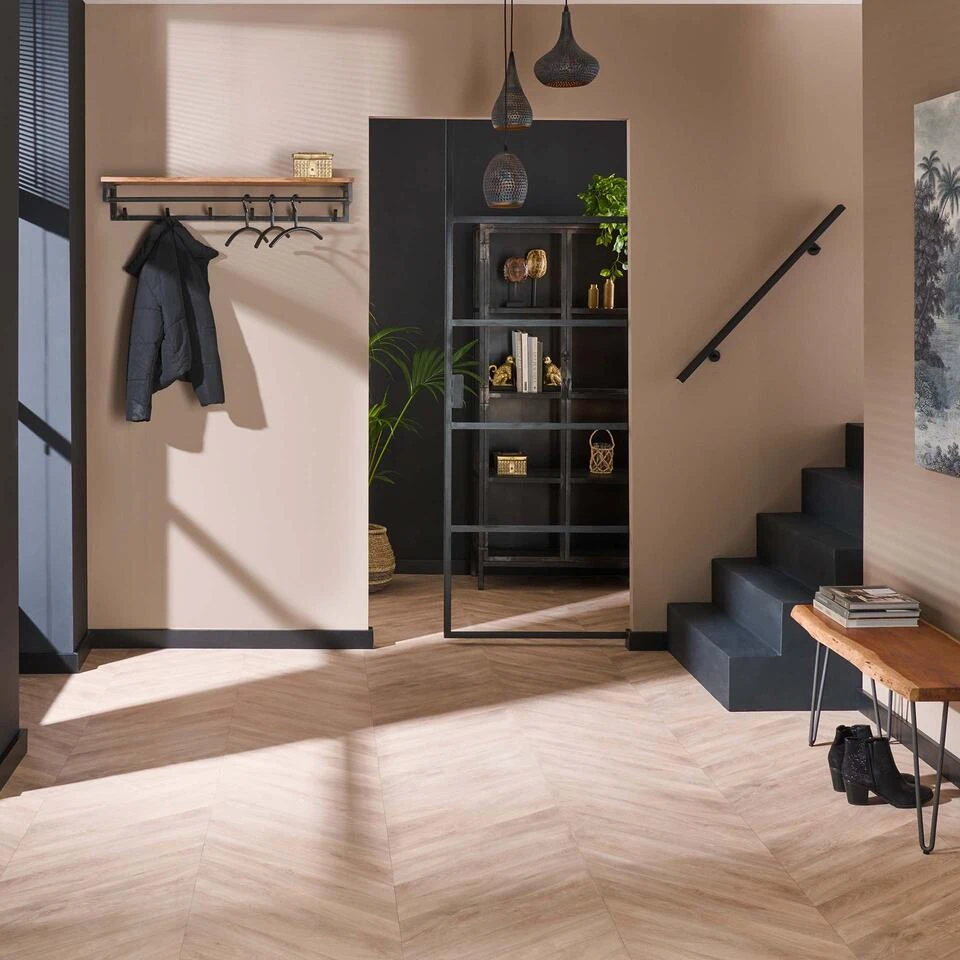 Kapstok Henry Acaciahout 6 Haken - 35x100x17 Cm - Hout - Bruin 4 Kapstok Henry Acaciahout 6 Haken - 35x100x17 Cm - Hout - Bruin - Afbeelding 2