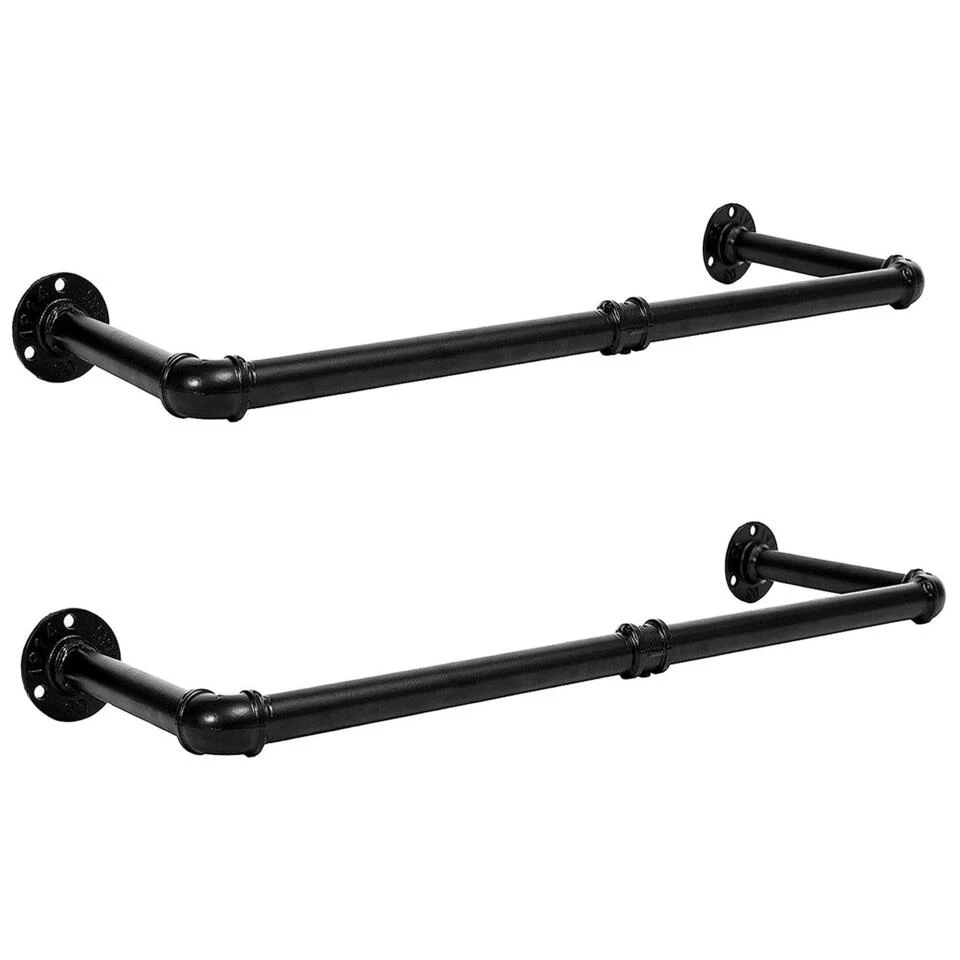 Ylumen Kapstok 2x - 25 X7 Cm - Zwart 3 Ylumen Kapstok 2x - 25 X7 Cm - Zwart