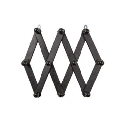 WOOOD Levin Gevouwen Kapstok - Hout - Zwart - Set Van 2 9 WOOOD Levin Gevouwen Kapstok - Hout - Zwart - Set Van 2 -Beste Opslag Winkel 1000099303 0103