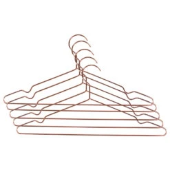 QUVIO Kledinghanger Set Van 40 - Metaal - Koperkleur -Beste Opslag Winkel 1000099309 0102
