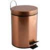MSV Badkamer/toilet Pedaalemmer - Koper Kleurig - 3 Liter - 17 X 25 Cm -Beste Opslag Winkel 1000100590