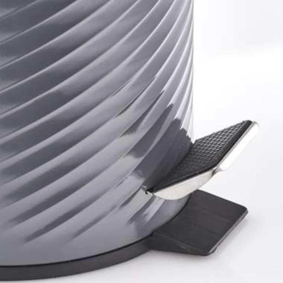 Zeller Pedaalemmer - Antraciet - Groeven Patroon - 3 L 4 Zeller Pedaalemmer - Antraciet - Groeven Patroon - 3 L - Afbeelding 2