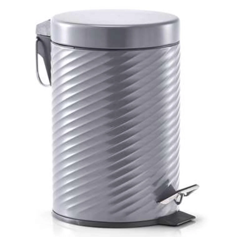 Zeller Pedaalemmer - Antraciet - Groeven Patroon - 3 L 3 Zeller Pedaalemmer - Antraciet - Groeven Patroon - 3 L