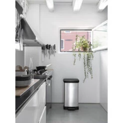 Curver Decobin Prullenbak - 50L - 2 Stuks - Metallic -Beste Opslag Winkel 1148669111 0102