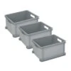 Curver Unibox Classic Opbergbox L - 3x30L - 43x35x23,5cm - Grijs -Beste Opslag Winkel 1237137916