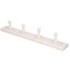Merkloos Wandkapstok - Wit - Beukenhout - 4 Haken - 5 X 41 Cm 2 Merkloos Wandkapstok - Wit - Beukenhout - 4 Haken - 5 X 41 Cm -Beste Opslag Winkel 1243719107