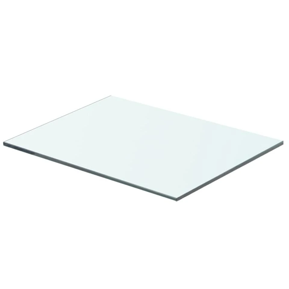 VidaXL Wandschap Transparant 40x25 Cm Glas 3 VidaXL Wandschap Transparant 40x25 Cm Glas