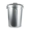 Forte Plastics Afvalbak - Zilverkleurig - Afvalemmer Met Deksel - 70l -Beste Opslag Winkel 1301594507