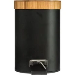 Five Simply Smart - Pedaalemmer Metaal - Zwart - 3 Liter 9 Five Simply Smart - Pedaalemmer Metaal - Zwart - 3 Liter -Beste Opslag Winkel 1361337545 0103