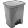 Hega Hogar Pedaalemmer - Grijs - 6 L - 29 Cm -Beste Opslag Winkel 1429462996