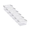 Curver Handy+ Opbergbox - 15L - 6 Stuks - Transparant Met Deksel -Beste Opslag Winkel 1590140627
