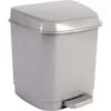 Hega Hogar Pedaalemmer - Grijs - 7 L - 26 Cm 1 Hega Hogar Pedaalemmer - Grijs - 7 L - 26 Cm -Beste Opslag Winkel 1684287039