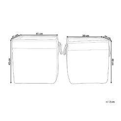 Beliani Mand TUGUL - Beige Polyester -Beste Opslag Winkel 16978a7a144943e68e6122d79539f643