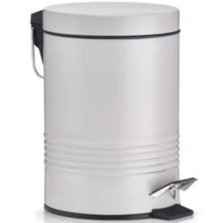 Zeller Pedaalemmer - Wit - 3 L - 25 Cm