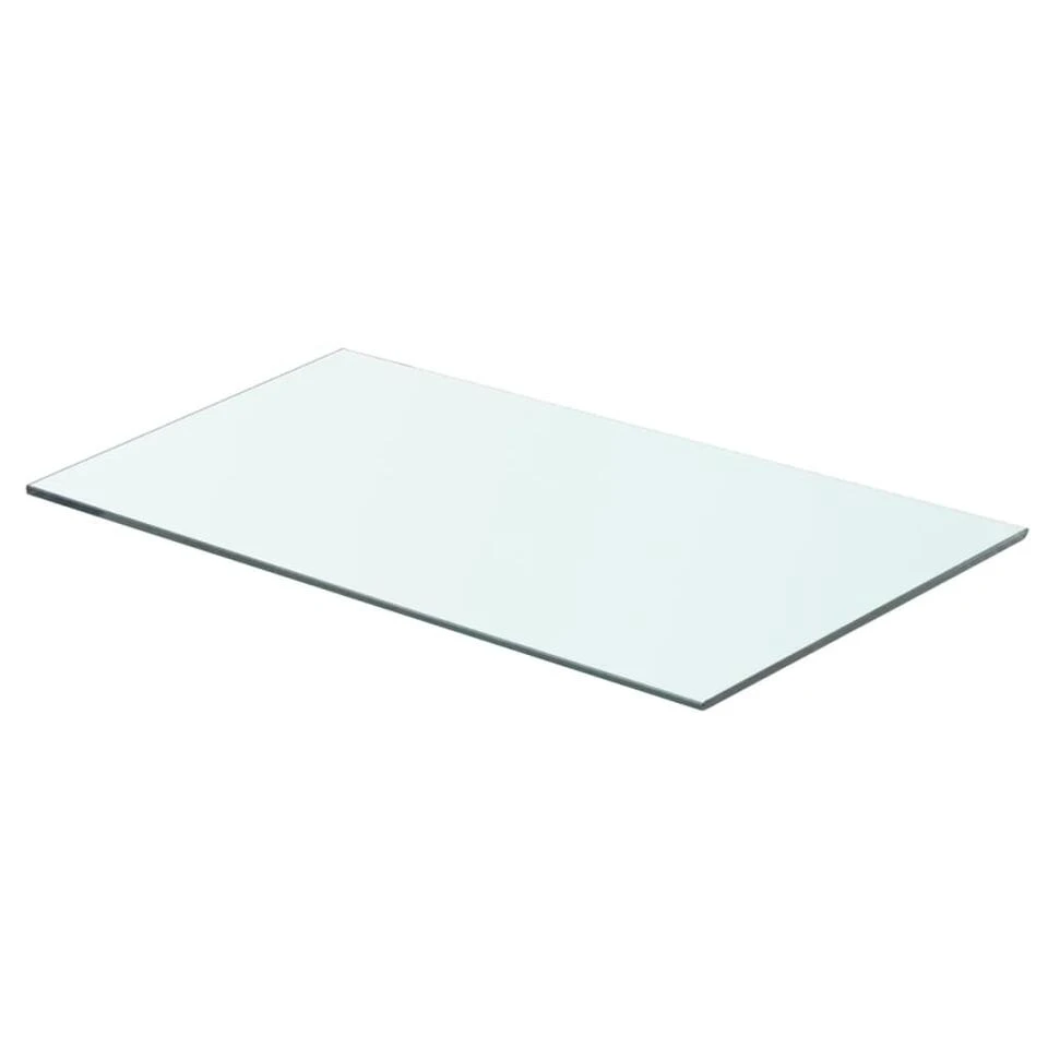 VidaXL Wandschap Transparant 60x30 Cm Glas 3 VidaXL Wandschap Transparant 60x30 Cm Glas