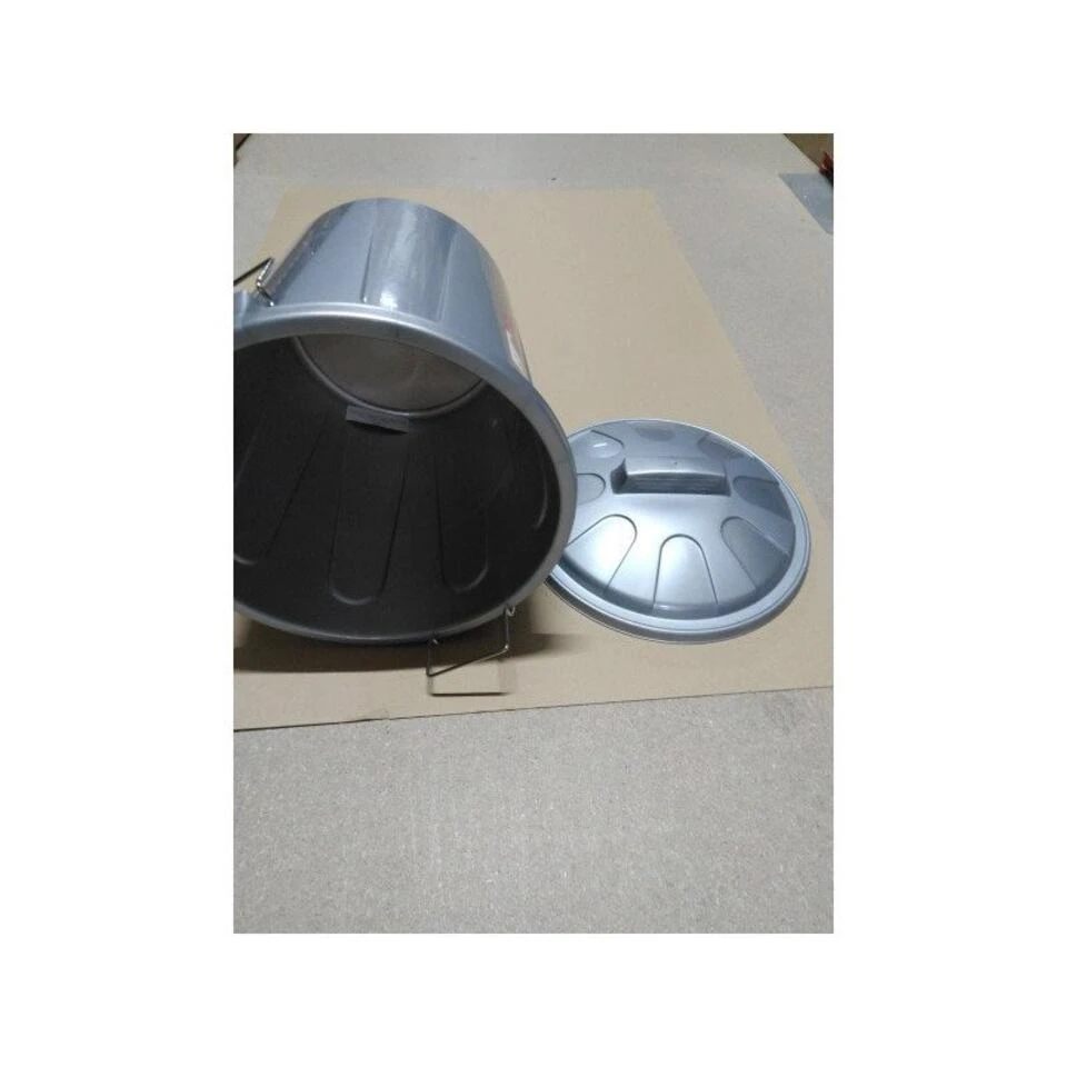 Forte Plastics Afvalbak - Zilverkleurig - Afvalemmer Met Deksel - 21l 4 Forte Plastics Afvalbak - Zilverkleurig - Afvalemmer Met Deksel - 21l - Afbeelding 2