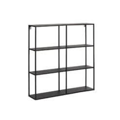 Wandrek Molise - Zwart - 60x13x60cm