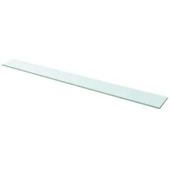 VidaXL Wandschap Transparant 110x12 Cm Glas