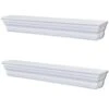 VidaXL Wandplanken Aaliyah 2 St Wit -Beste Opslag Winkel 1989850731
