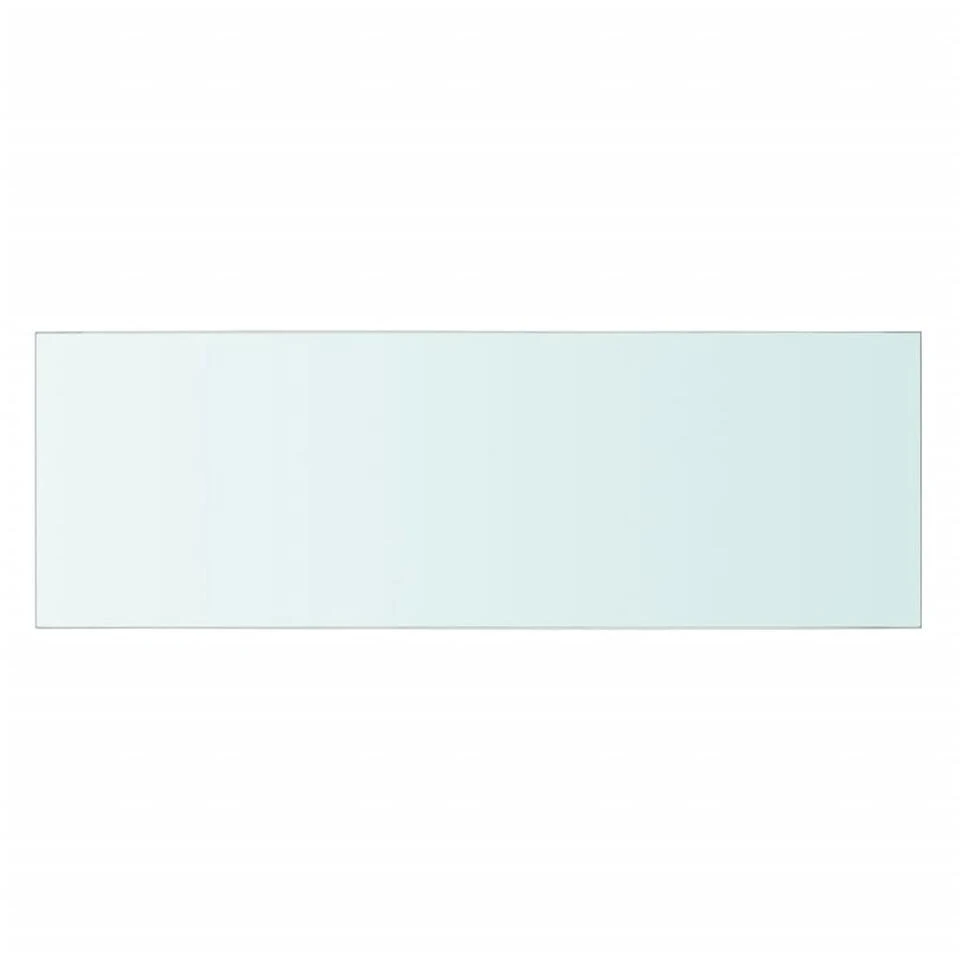 VidaXL Wandschap Transparant 60x20 Cm Glas 4 VidaXL Wandschap Transparant 60x20 Cm Glas - Afbeelding 2