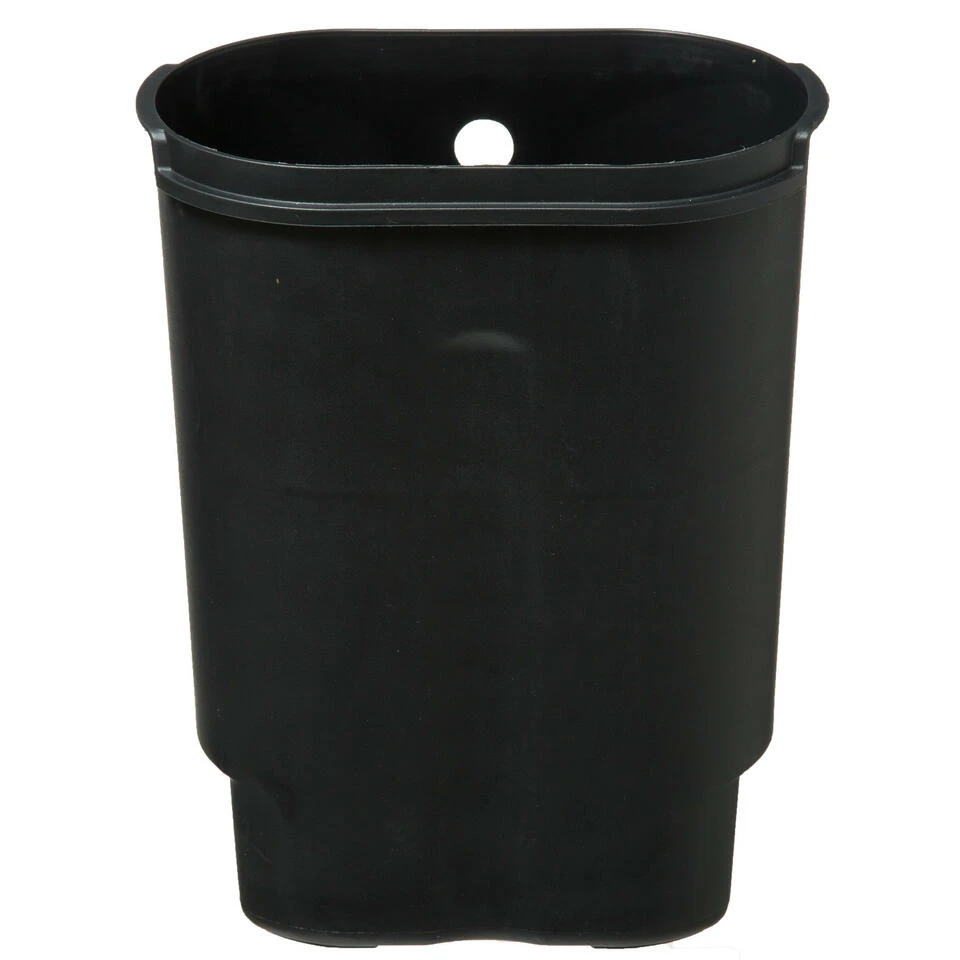 5Five - Prullenbak/pedaalemmer Wit Rvs Metaal 6 Liter - 15x24x30 Cm 4 5Five - Prullenbak/pedaalemmer Wit Rvs Metaal 6 Liter - 15x24x30 Cm - Afbeelding 2