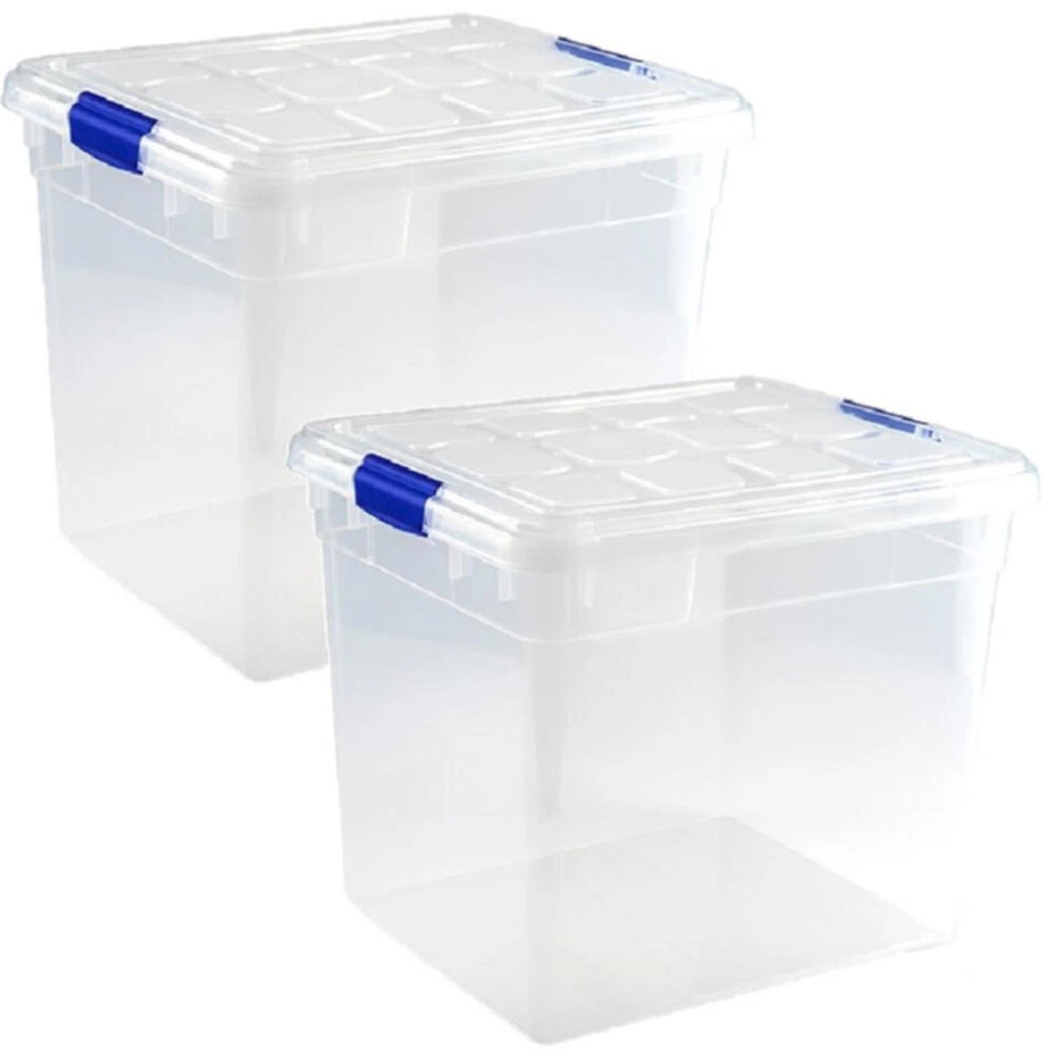 Forte Plastics Opbergbox - Met Deksel - 35 L - 42 X 36 X 35 Cm 4 Forte Plastics Opbergbox - Met Deksel - 35 L - 42 X 36 X 35 Cm - Afbeelding 2