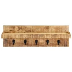 VidaXL Wandkapstok 60x15x20 Cm Massief Ruw Mangohout 8 VidaXL Wandkapstok 60x15x20 Cm Massief Ruw Mangohout -Beste Opslag Winkel 29763532dff649f98d781bdc3d0b0d55