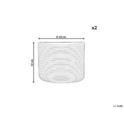 Beliani Mand YERKOY - Beige Katoen -Beste Opslag Winkel 2d9a4bc1041748b6847948732333f69b