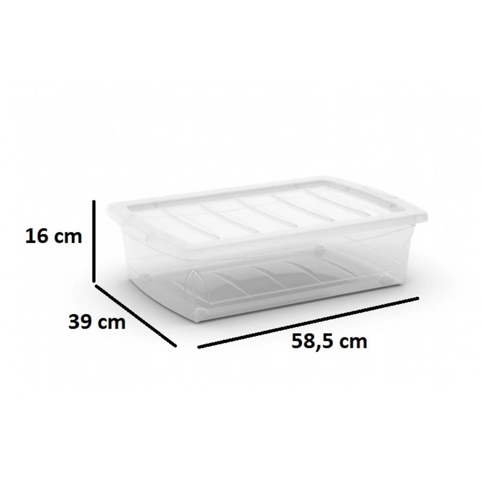 Kis Spinning Opbergbox M - 30L - Transparant 6 Kis Spinning Opbergbox M - 30L - Transparant - Afbeelding 4