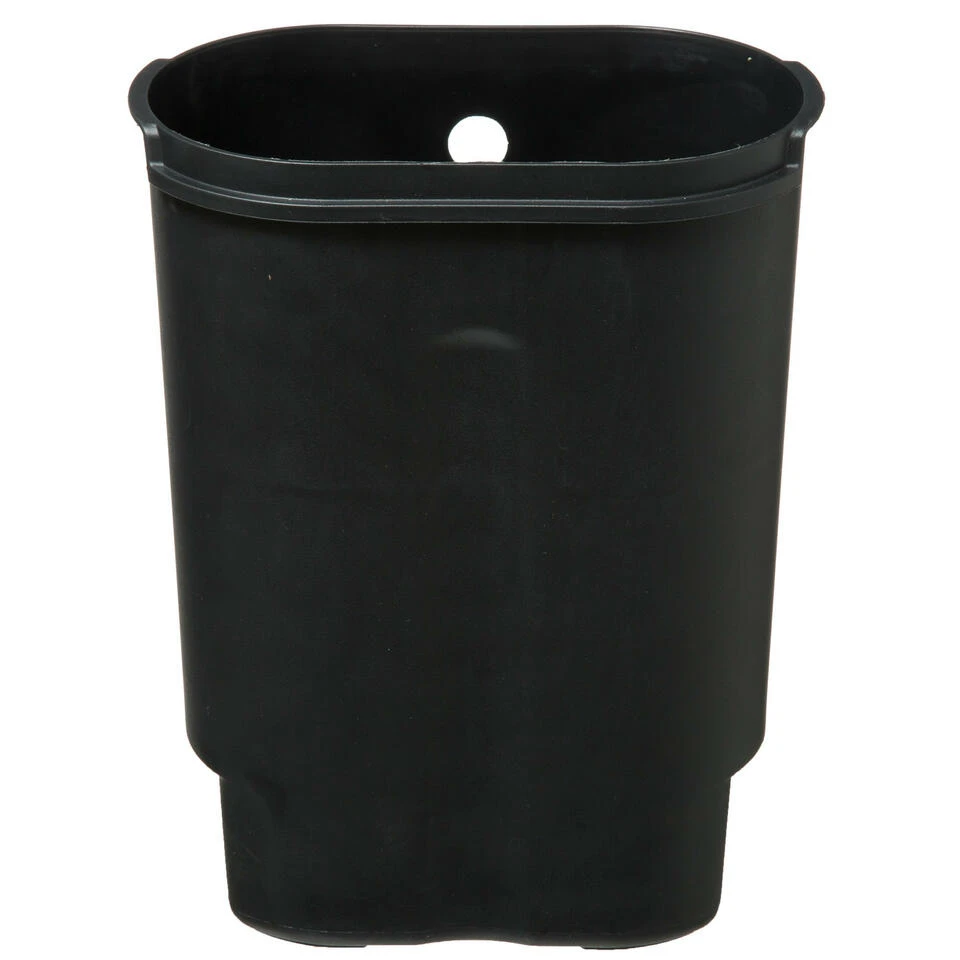 5Five - Prullenbak/pedaalemmer Zwart Rvs Metaal 6 Liter - 15x24x30 Cm 4 5Five - Prullenbak/pedaalemmer Zwart Rvs Metaal 6 Liter - 15x24x30 Cm - Afbeelding 2