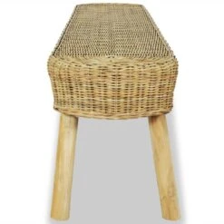VidaXL Halbankje 110x35x45 Cm Natuurlijk Rattan -Beste Opslag Winkel 351c13f7e5ae4bca87e0373e622f6782