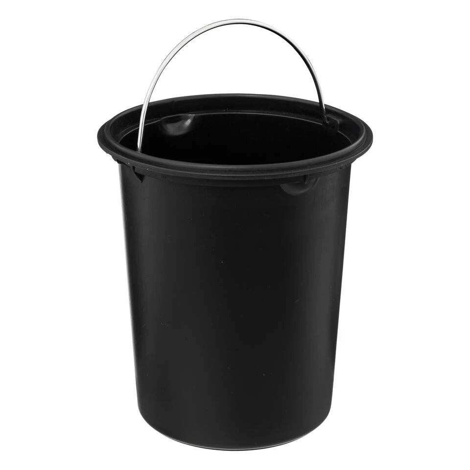 5Five Pedaalemmer - Wit - Metaal - 3L - 23 Cm - Soft Close 5 5Five Pedaalemmer - Wit - Metaal - 3L - 23 Cm - Soft Close - Afbeelding 3