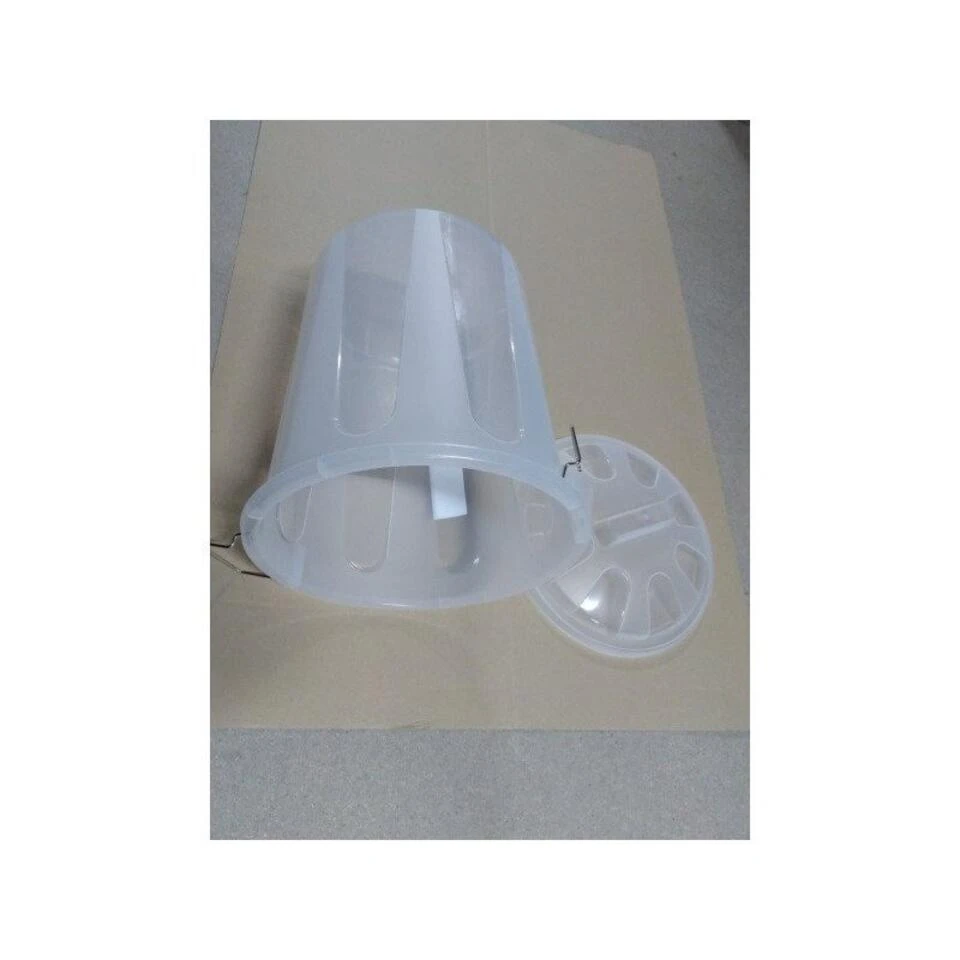 Forte Plastics Afvalbak - Transparant - Afvalemmer Met Deksel - 21 L 4 Forte Plastics Afvalbak - Transparant - Afvalemmer Met Deksel - 21 L - Afbeelding 2