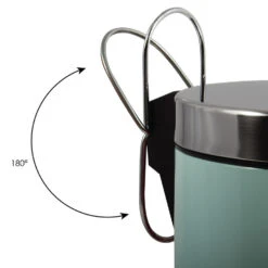 MSV Badkamer/toilet Pedaalemmer - Mintgroen - 3 Liter - 17 X 25 Cm -Beste Opslag Winkel 3a15c30772694d6da8f43088ae7e01da