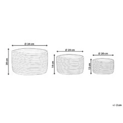 Beliani Mand KAHU - Natuurlijk Jute -Beste Opslag Winkel 3a498ad56048460a8901406b7b0f915b