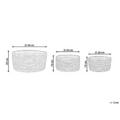 Beliani Mand JABAR - Natuurlijk Jute -Beste Opslag Winkel 3df728967568470ab3f922429c5a7ac7