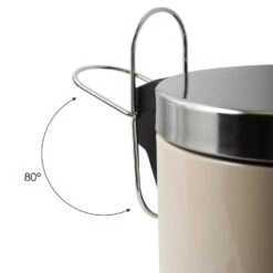 MSV Badkamer/toilet Pedaalemmer - Beige - 3 Liter - 17 X 25 Cm -Beste Opslag Winkel 3fe8d57138bb487aaa67212f1d113a75