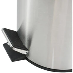 MSV Pedaalemmer - Glans Zilver - 3L - 16 X 25 Cm -Beste Opslag Winkel 4060137d02094d62992eb37b0b9c6c8d