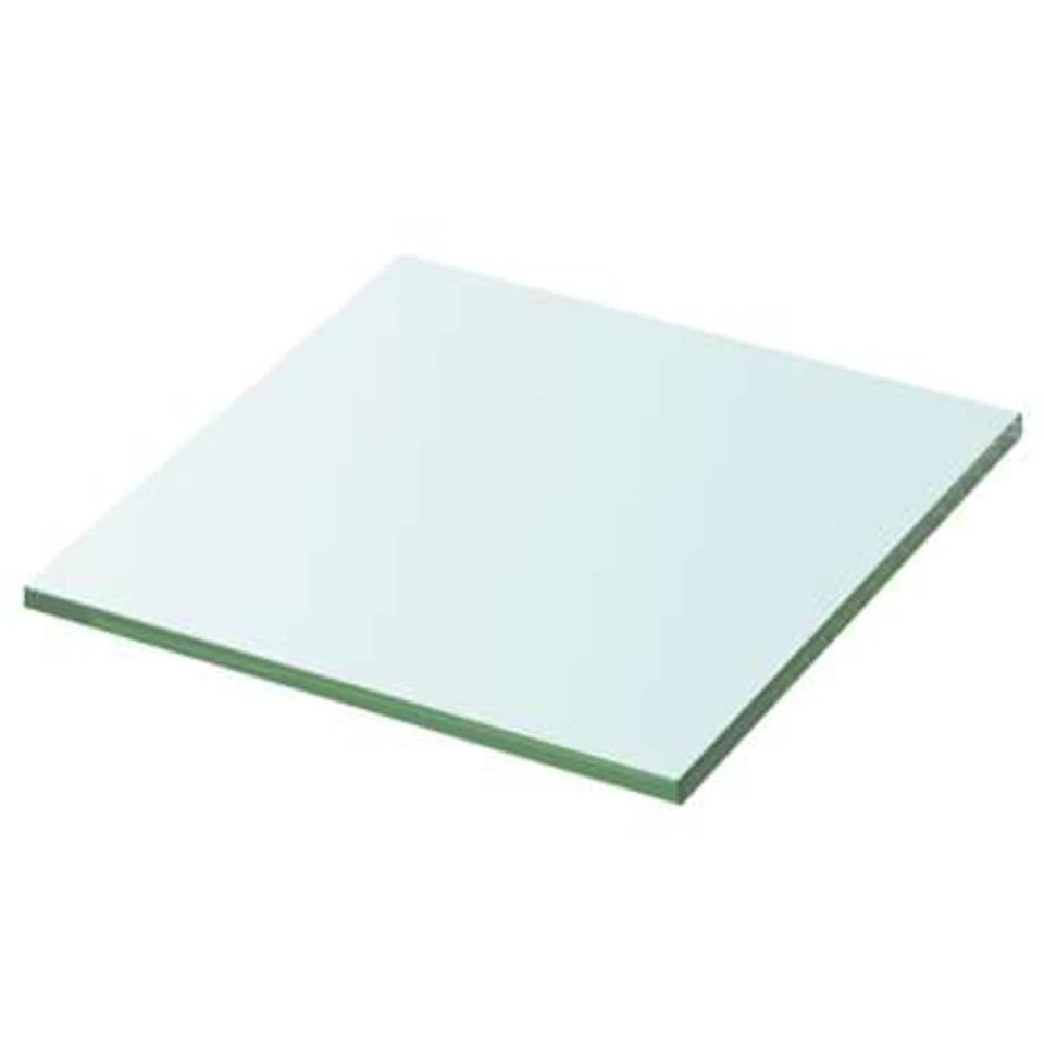 VidaXL Schappen 2 St 30x25 Cm Glas Transparant 4 VidaXL Schappen 2 St 30x25 Cm Glas Transparant - Afbeelding 2