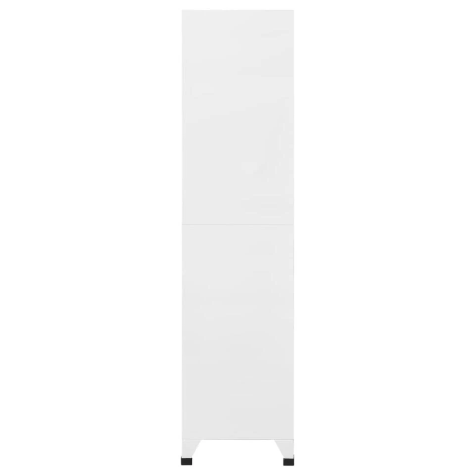VidaXL Lockerkast Met 18 Vakken 90x40x180 Cm Metaal 6 VidaXL Lockerkast Met 18 Vakken 90x40x180 Cm Metaal - Afbeelding 4