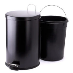 MSV Badkamer/toilet Pedaalemmer - Zwart - 20 Liter - 29 X 45 Cm 9 MSV Badkamer/toilet Pedaalemmer - Zwart - 20 Liter - 29 X 45 Cm -Beste Opslag Winkel 452b72f8d9c84756a7b544ade95d89e7