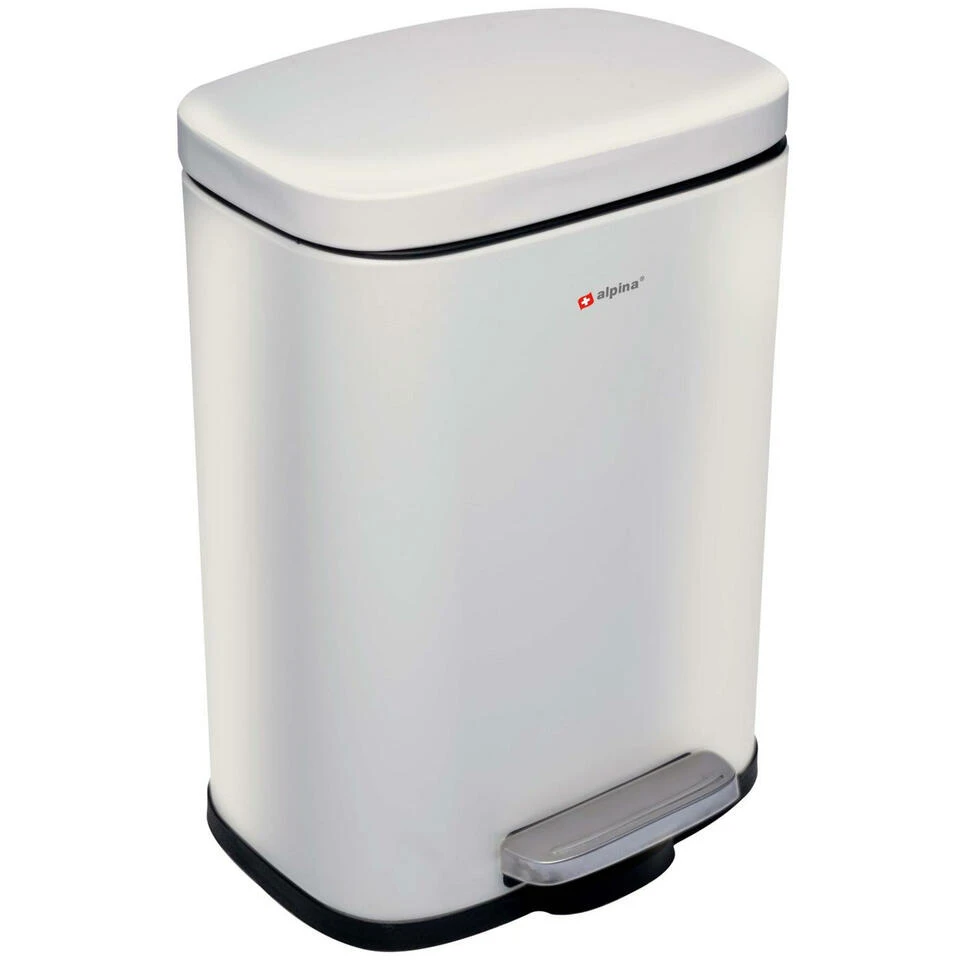 Alpina Pedaalemmer - Soft-close - Rvs - 5 Liter - L21,5 X B18,5 X H30 4 Alpina Pedaalemmer - Soft-close - Rvs - 5 Liter - L21,5 X B18,5 X H30 - Afbeelding 2